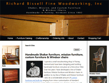 Tablet Screenshot of bissellwoodworking.com